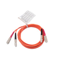 2M Leviton Fiber Optic Multi-Mode Duplex Patch Cable Cord ST 62.5/125 62DSC-M02