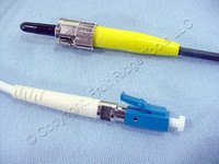 2M Leviton Fiber Optic Singlemode Simplex Patch Cable Cord ST LC SPC SPSTL-S02