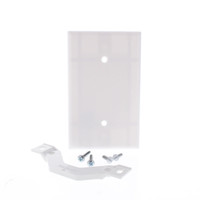 Leviton White Blank Cover Wall Plate Strap Mount 88019