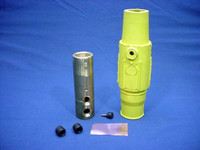 Leviton Yellow ECT 17 Series Female Cam Plug Double Set Screw 690A 600V 17D24-Y