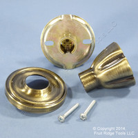 Weslock Traditonale Eleganti Model 605 Golden Brass Dummy Hall Closet Door Knob