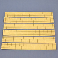 6 Leviton Tan Labels for Cat 5e 110-Type Telephone Wiring Base Lined 41LBL-B