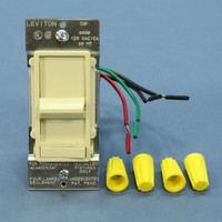Leviton Gray Monet Slide Light Dimmer Switch 1500W Incandescent MNI15-1LG 