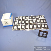 25 New Leviton Decora Brown GFCI & Receptacle Wallplate Outlet GFI Cover 80455-B