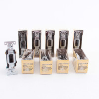 10 New Eagle Brown COMMERCIAL 3-WAY Quiet Toggle Wall Light Switches 15A 1223-1B