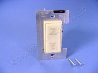 Leviton Ivory Dimmer Switch MicroDim LED Display 3-Key 600W Incandescent 600VA Inductive 10671-I