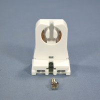 Cooper Fluorescent Lamp Holder T-8 T-12 Light Socket G13 Base T8 T12 Medium Bi-Pin Push-Wire Low Profile 2510W