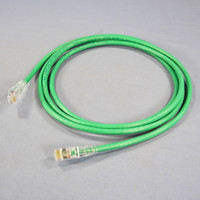 Leviton Green 7' Cat 6+ Extreme Ethernet LAN Patch Cord Cable Cat6 Plus 7 Ft 6D460-7G