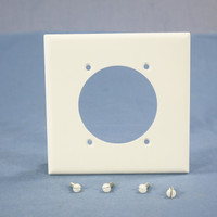 Eagle UNBREAKABLE 2-Gang White Dryer Range Welder 2.47" Outlet Cover Wallplate 5169W