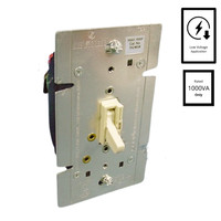 Leviton Ivory 3-Way Magnetic Low Voltage Toggle Touch Dimmer Switch 1000W TGM10-1LI