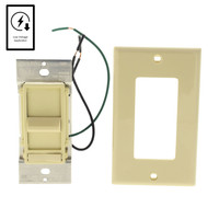 Leviton Decora Slide Light Dimmer Switch Low Voltage Ivory 600VA 450W 6611-PI