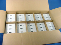 600 General Electric 3-Gang White Unbreakable Nylon Toggle Switch Wall Plate Covers w/o Mounting Screws WD9351339