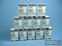 36 Leviton White DUPLEX Phone Jack Wallplates Telephone C0254-W