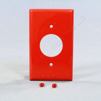 Eagle Red Standard 1-Gang 1.406" Thermoplastic UNBREAKABLE Single Receptacle Wallplate Outlet Cover 5131RD