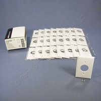 25 Cooper White 1.406" Receptacle Single Outlet 1-Gang Standard Thermoset Wallplate Covers 2131W