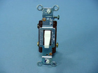 Eagle Electric White COMMERCIAL Toggle Wall Light Switch 3-Way 15A Bulk CS315W