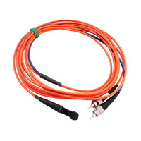 New 3M Leviton Fiber Optic Multi-Mode Duplex Patch Cable Cord MT-RJ ST 498MT-M03