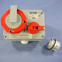 Leviton Pin & Sleeve Non-Fused Mechanical Interlock Power Switch Panel 30A 240V 330MI7W