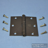 National Hardware #V512 Cabinet Door Oil Rubbed Bronze Finish Steel 3-1/2" Removable Pin Hinge N326-975