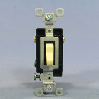 Bryant/Hubbell Ivory COMMERCIAL Grade 4-Way Toggle Wall Light Switch 20A 120/277V CSB420-BI