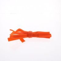 10 Leviton Orange Reclosable Fiber Optic Cable Hook and Loop Strap Fasteners 41030-OFT