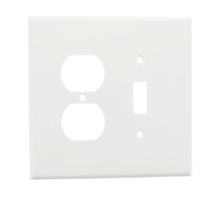 Leviton OVERSIZE White 2-Gang Switch Receptacle Wallplate Outlet Switchplate Jumbo Cover 88105