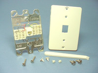 Leviton Almond QUICKCONNECT Wall Mount Phone Jack Type 630A Telephone Outlet 40253-A
