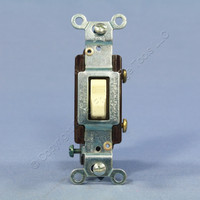 Eagle Almond COMMERCIAL Single Pole Quiet Toggle Light Switch 15A Bulk CS115A