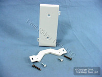 Leviton White UNBREAKABLE Blank Center Panel Sectional Cover Wallplate PSC14-W