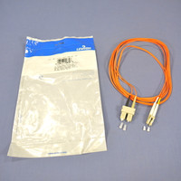 3M Leviton Fiber Optic Multi-Mode Duplex Patch Cable Cord SC LC 62.5m 62DCL-M03