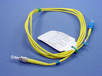 2M Leviton Fiber Optic Single-Mode Simplex Patch Cable Cord ST SC UPC UPSCT-S02