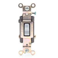 Eagle Gray COMMERCIAL 3-Way Quiet Toggle Light Switch 20A 120/277V Bulk CS320GY