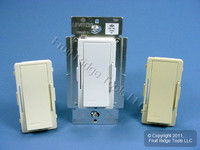 Leviton White/Ivory/Almond Vizia Light Dimmer Switch Hi-Lume Eco-10 Fluorescent 8A 120V VZH08-1LX