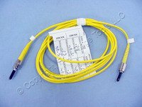 2M Leviton Fiber Optic Singlemode Simplex Patch Cable Cord ST FC SPC SPSTF-S02