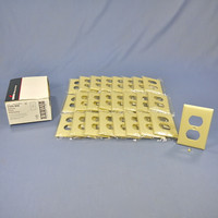 25 Cooper Ivory RESIDENTIAL 1-Gang Outlet Cover Duplex Receptacle Wallplates 2132V
