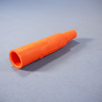 Leviton Orange Cam Plug Insulating Sleeve Male ECT 15 Series 15SDM-48O Bagged