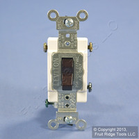 Leviton Brown 3-Way COMMERCIAL Grade Large Toggle Switch 20A 120/277VAC CS320-2S