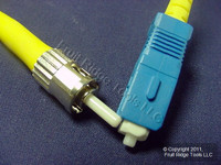 1M Leviton Fiber Optic Singlemode Simplex Patch Cable Cord ST SC PC SM PCSCT-S01