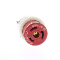 Leviton Twist Turn Locking Connector Plug NEMA L11-20R 20A 3� 250V 3P3W 71120-C