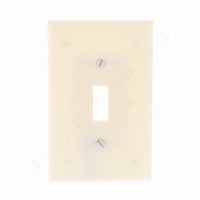 Leviton Ivory MIDWAY Toggle Switch Cover 1-Gang Wall Plate Switchplate 80501-I
