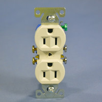 Cooper Light Almond Residential Duplex Outlet Receptacle NEMA 5-15R 15A 270LA Bulk