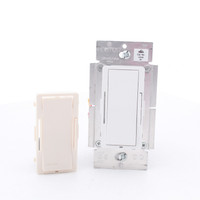 Leviton White/Ivory/Light Almond Vizia Light Dimmer Switch Hi-Lume Eco-10 Fluorescent 8A 120V VZH08-1LZ