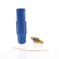 New Leviton Blue 16 Series Vulcanized Cam-Type Plug 400A 600V Crimped 16V23-B