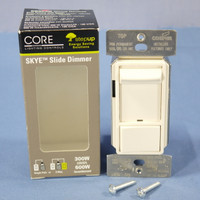 Cooper Skye Light Almond LED/CFL 600W Inc/Halogen Slide Dimmer Switch SLC03P-LA