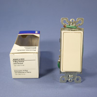Eagle Light Almond Decorator Rocker Wall Light Switch 4-WAY 15A 120/277V 6504LA