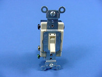 Leviton Ivory 4-WAY COMMERCIAL Grade Framed Toggle Switch Control 20A 120/277V Bulk 54524-2I