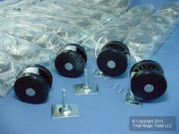 60 Shepherd 150lb Rated 3-1/4" Lockable Swivel & Fixed Twin Wheel Casters Q90278