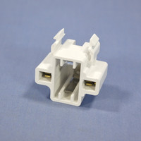 Leviton Compact Fluorescent Lamp Holder CFL Light Socket Snap-In Bulk 26719-100
