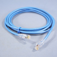 Leviton Blue 10' Cat 6+ Extreme Ethernet LAN Patch Cord Cable Cat6 Plus 10 Ft 6D460-10L