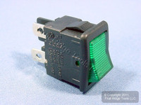 NEW Green Pilot Light Mini Rocker Panel Switch ON/OFF Micro MR001-000